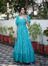 Dolly Chinon Printed Gown Catalog